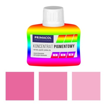 Koncentrat Pigment do Farb i Tynków 80ml różowy