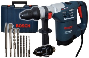 MŁOT GBH 4-32 DFR SET BOSCH + 6 WIERTEŁ 2 DŁUTA