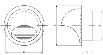 ВОЗДУХ ВОЗДУХ ВОЗДУХ ВЫПУСКНОЙ ВЫПУСК, НАвес, СЕТКА, КАПЕЛЬНАЯ КРЫШКА, НЕржавеющая решетка, 150 мм, ПРОКЛАДКА ИЗ ИНОКСА
