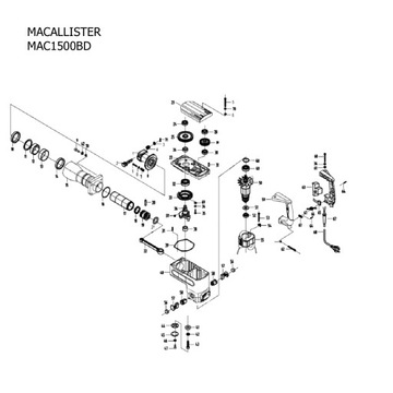 MACALLISTER MAC1500BD КОВОЧНО-МОЛОТНЫЙ РОТОР