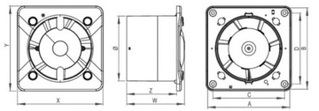 Корпус Awenta System+ Turbo 100, струна KWT100W