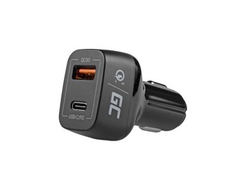 АВТОМОБИЛЬНОЕ ЗАРЯДНОЕ УСТРОЙСТВО Green Cell CAD33 48 Вт 1x USB-C 1x USB-A PD 30 Вт QC3.0