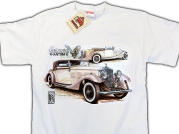 KOSZULKA XXXL STARE SAMOCHODY PHANTOM ROLLS ROYCE