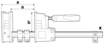 Струбцина столярная Bessey KRE 300/95