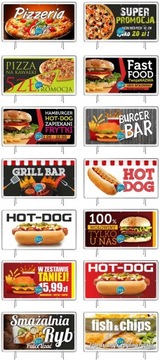 Baner REKLAMOWY 3x1m Schabowy Restauracja SZYLD