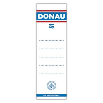 ETYKIETY WYMIENNE DO SEGREGATORA DONAU 7,5CM 20SZT