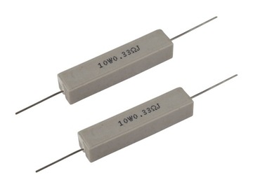 Rezystor ceramiczny 0.33R 10W [2szt]