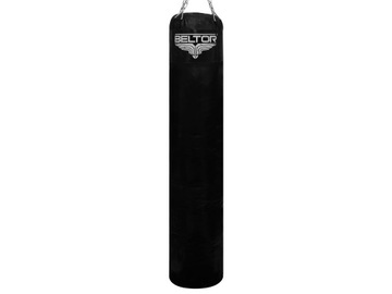 BELTOR WOREK BOKSERSKI TRENINGOWY ŁAŃCUCH Z WYPEŁNIENIEM 35 x 180 CZARNY