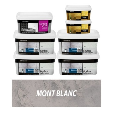 Farba Betonowa ZESTAW do 16m2 Beton - MONT BLANC v