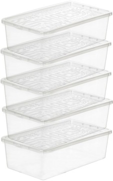 ZESTAW 5x PUDEŁKO NA BUTY OBUWIE DAMSKIE ORGANIZER