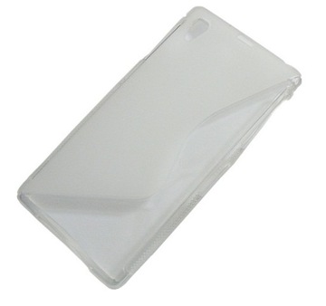 ETUI S-CASE GUMA do SONY Xperia Z1 C6903 biały/prz