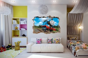 НАСТЕННЫЕ НАКЛЕЙКИ Отверстие TOMEK THE TRAIN 67 115x75 c