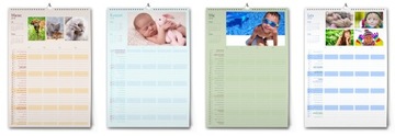 Фотокалендарь, семейный планировщик А3, собственные фотографии, праздники, ИМЕНА ЧЛЕНОВ ДОМОЧЬЯ