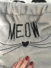 Teplé plyšové pyžamo meow POLAR veľ. S (K192)