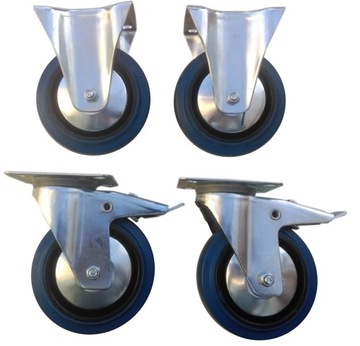 Диаметр колеса 125 мм для тарелки, грузоподъемность 150 КГ!, ФИКСИРОВАННЫЕ