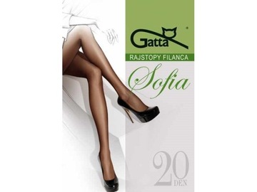 GATTA SOPHIA Rajstopy damskie wz.00/5-XL/Fumo