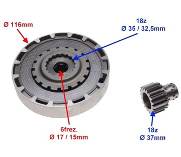 ЧОППЕР KING MOOSE JOLLY 139 FMB ДАВЛЕНИЕ СЦЕПЛЕНИЯ 4T