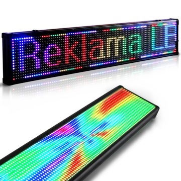 ДВУХСТОРОННЯЯ РЕКЛАМНАЯ LED RGB доска Экран 100х40см