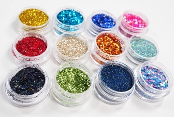 Pyłek Efekt Zdobienie Brokat Manicure Hybrydowe