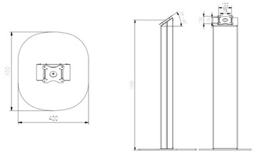 Stand Edbak ITSV03L Do Tabletu 10-19' 8 kg