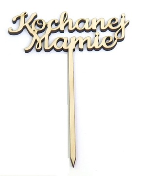 TOPPER NA TORT Kochanej Mamie 148x100mm VD30