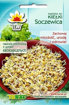 NASIONA NA KIEŁKI - SOCZEWICA - 20 GRAM NASION