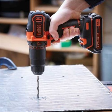 УДАРНАЯ ОТВЕРТКА BLACK+DECKER 18V ​​2x1,5Ah LI-ION + АКСЕССУАРЫ + ОРГАНАЙЗЕР