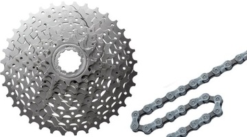 Shimano HG400 + HG53 9-скоростная кассета с цепью