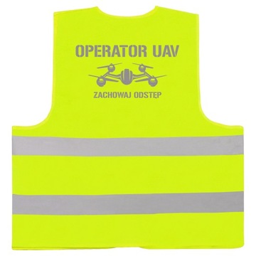 UAVO OPERATOR DRONA SUPER KAMIZELKA ODBLASKOWA - L