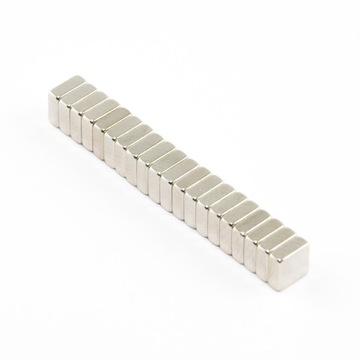 MAGNES NEODYMOWY PŁYTKOWY 5x5x2 - KOMPLET 100 SZTUK