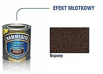 HAMMERITE Straight to Rust 0,7л HAMMER BROWN