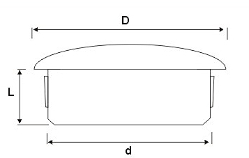 заглушка, заглушки fi-12, 100 шт.