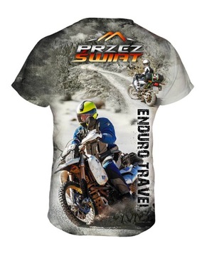 TERMO ODDYCHAJĄCY T-SHIRT DAMSKI KRÓJ NA WYPRAWĘ MOTOCYKL BMW GS PREZENT