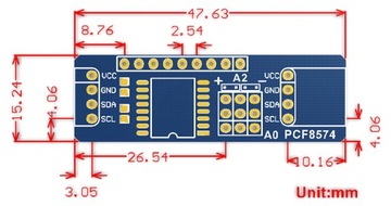 PCF8574 I/O — расширитель портов ARDUINO