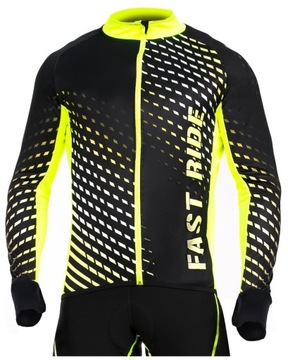 Мужская термоактивная велосипедная велосипедная рубашка, сделанная в Польше XL