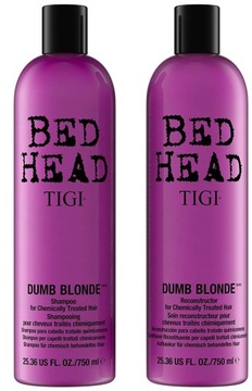 Tigi Bed Head Dumb Blonde Szampon do włosów 750 ml + 750 ml Odżywka