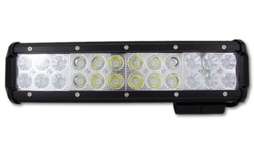 СВЕТОДИОДНАЯ ПАНЕЛЬ РАБОЧАЯ ФАРА ГАЛОГЕННАЯ 24 LED 72W ВНЕДОРОЖНЫЙ ПРОЖЕКТОР LightBar