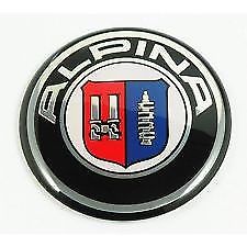 ЭМБЛЕМА ЛОГОТИПА BMW ALPINA 82MM 74MM - КОМПЛЕКТ