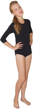 6012_BODY GIMNASTYCZNE LYCRA rękaw 3/4 rozm 122