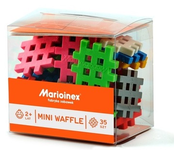 Klocki Konstrukcyjne MINI WAFLE 35 Sztuk Marioinex