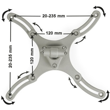 Универсальное потолочное крепление для проектора.
