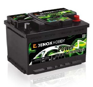 AKUMULATOR GŁĘBOKIEGO ROZŁADOWANIA JENOX HOBBY 50Ah, 50 Ah, P+, 207x175x190