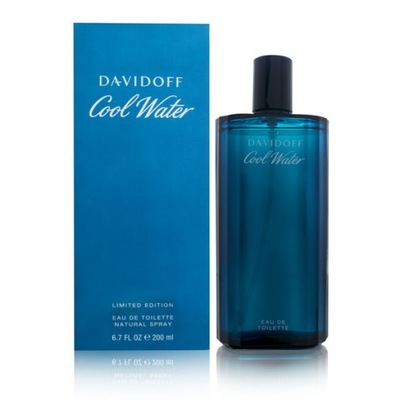 Perfumy męskie DAVIDOFF Cool Water Man EDT 200ml FOLIA
