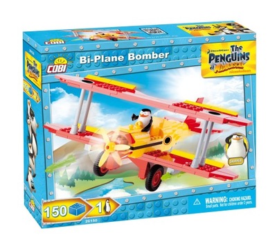 Klocki COBI Pingwiny z Madagaskaru Bombowy samolot COBI-26150