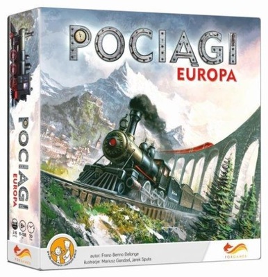 Gra planszowa Gra Pociągi Europa FoxGames