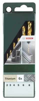 Bosch Zestaw wierteł Tytanowych 2609255113 - 6szt