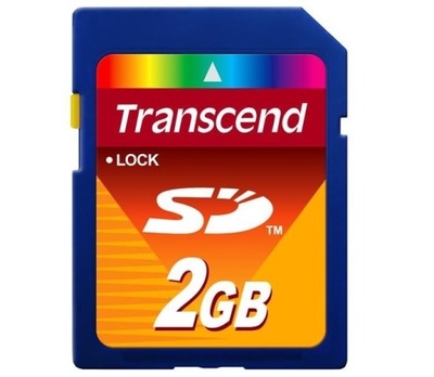 TRANSCEND 2 GB karta SD 2GB +17/6MB/s