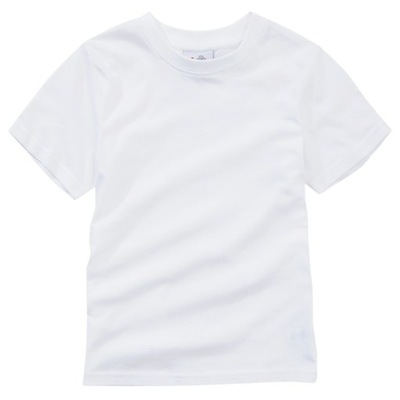 Biała bawełniana koszulka na wf Topolino * 116 cm