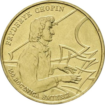 Moneta 2 zł Fryderyk Chopin