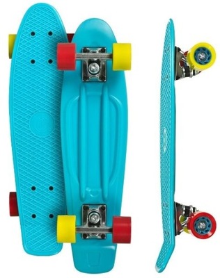 Wytrzymała deskorolka Vinyl Shortboard błękitna